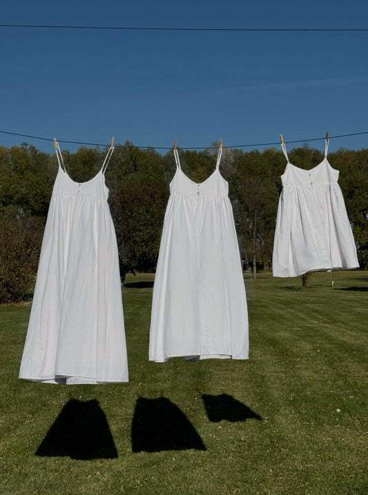 Custom Hemming - The Linen Dress